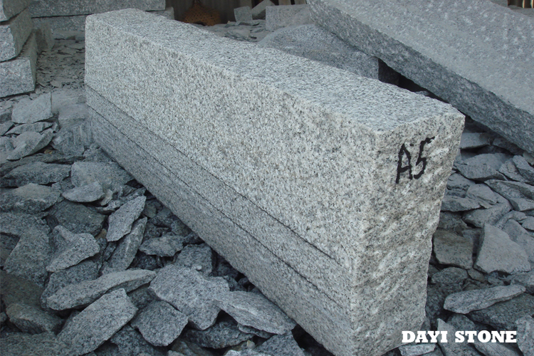 German Kerbstone A5 Top and front edge fine picked others natural split 90~110x15x30cm - Dayi Stone